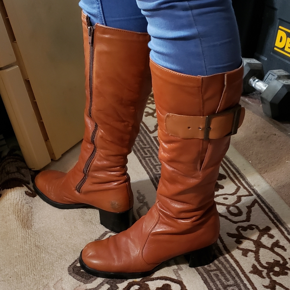 Vintage 1970s tall boots